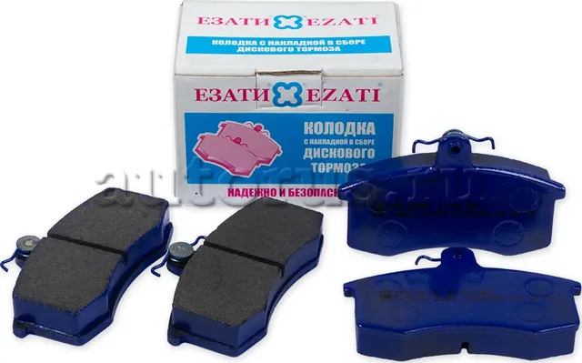 Колодки тормозные 2108-099 передние Егорьевский АТИ (Езати). Артикул 21083501080KIEZ