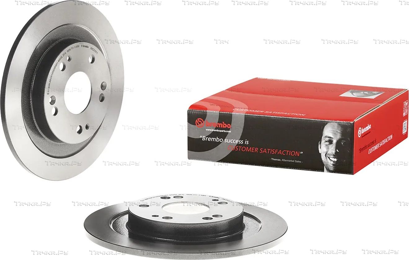 Тормозной диск Brembo UV Coated задний для Honda Civic X 2014-2026. Артикул 08.C310.11