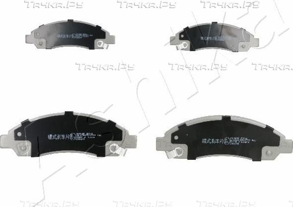 Тормозные колодки ASHIKA передние для Isuzu D-Max I 2002-2012. Артикул 50-09-908