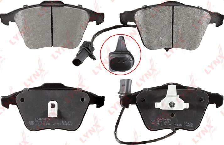 Тормозные колодки LYNXauto. Артикул BD-1233