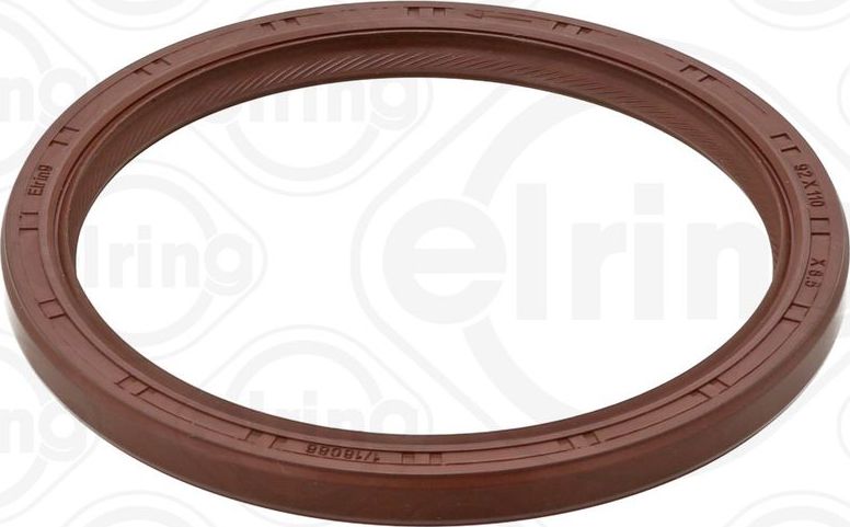 Сальник, уплотнительное кольцо Elring (FPM (Fluor-Kautschuk)). Артикул 589.520