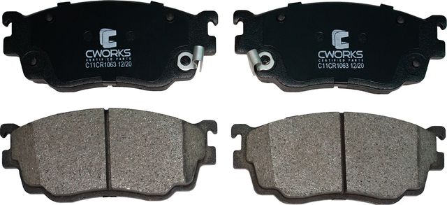 Тормозные колодки Cworks передние для Isuzu Impulse II 1990-1993. Артикул C11CR1063