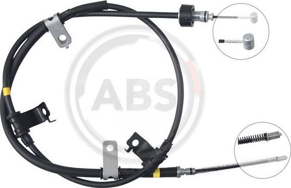 Трос ручника (тросик ручного тормоза) ABS. Артикул K17471