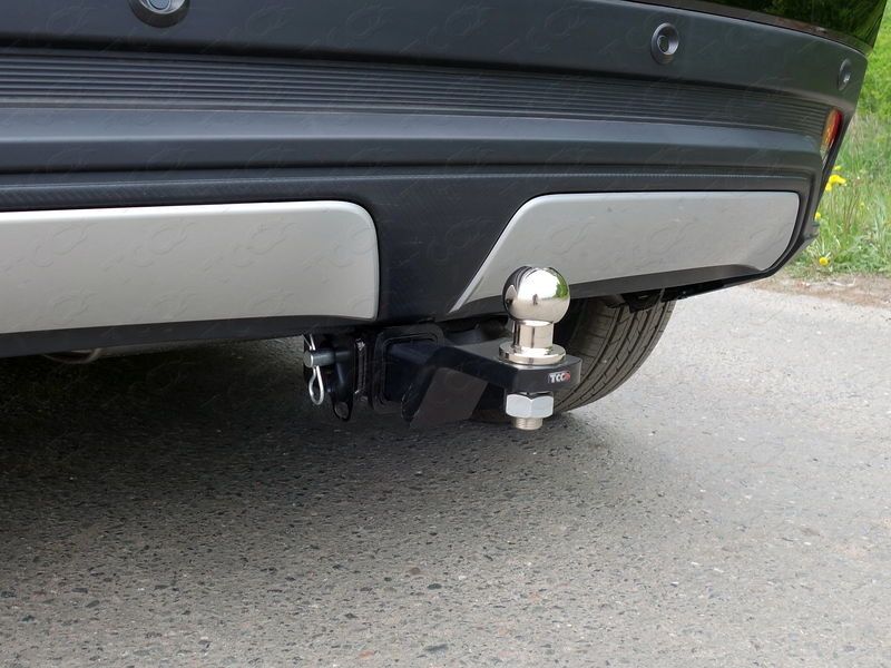 Фаркоп ТСС оцинкованный под американский квадрат для Mitsubishi Eclipse Cross 2018-2026. Артикул TCU00118