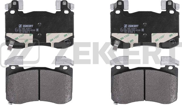 Тормозные колодки Zekkert передние для Kia Stinger I 2017-2026. Артикул BS-1305
