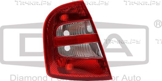 Фонарь задний DPA левый для Skoda Fabia I 1999-2008. Артикул 89450213202