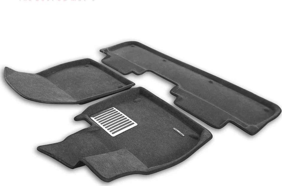 Коврики текстильные Euromat 3D Lux для салона LiXiang L6 2024-2026 СЕРЫЕ. Артикул EM3D-005742G
