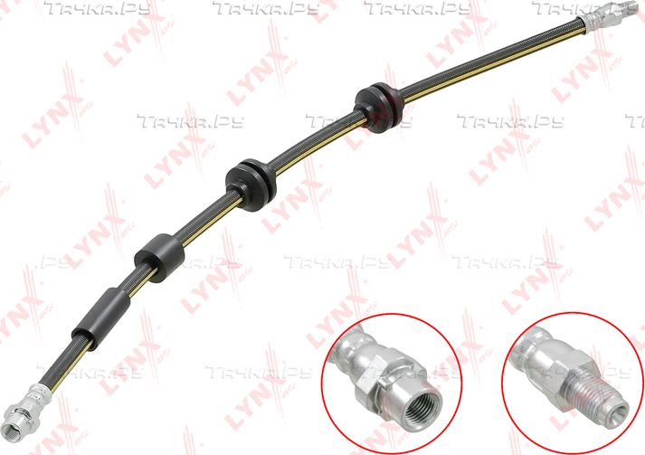 Тормозной шланг LYNXauto передний для BMW 1 I (E81/E82/E87/E88) 2005-2011. Артикул BL-3154
