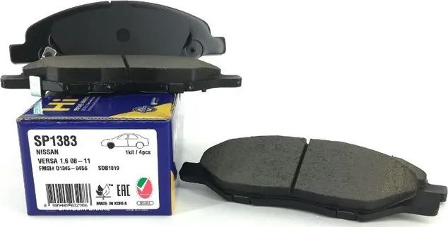 Тормозные колодки Sangsin Hi-Q. Артикул SP1383