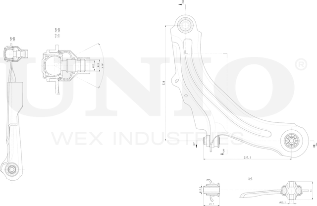 Рычаг подвески (Unio). Артикул SSP-40004