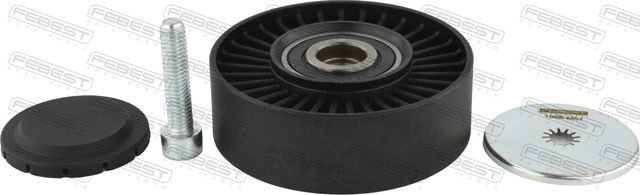 Направляющий (ведущий) ролик приводного поликлинового ремня Febest. Артикул 1988-M57