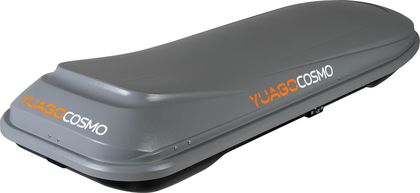 Автомобильный бокс Yuago Cosmo (тиснение) (EuroLock) серый (485 л, 218х73х30 см). Артикул 2000000008721