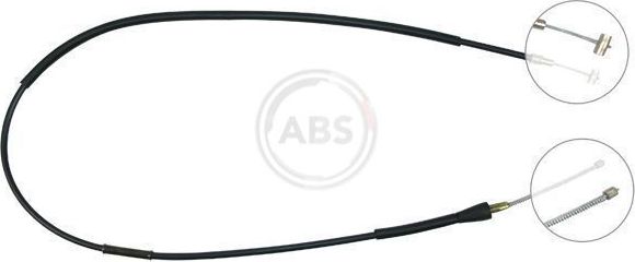 Трос ручника (тросик ручного тормоза) ABS задний правый для Suzuki Vitara I 1994-1999. Артикул K15958