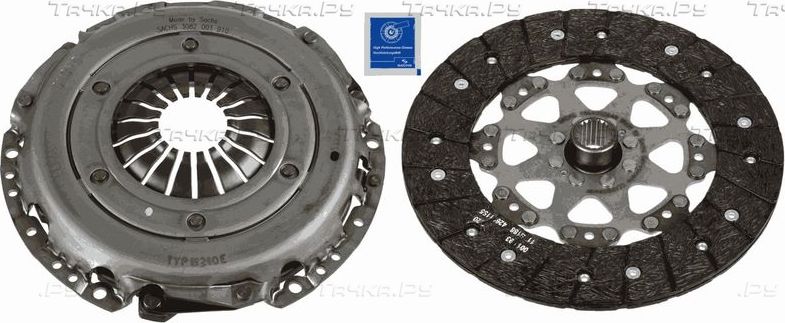 Сцепление (комплект) SACHS XTend для Peugeot 807 I 2006-2014. Артикул 3000 970 087