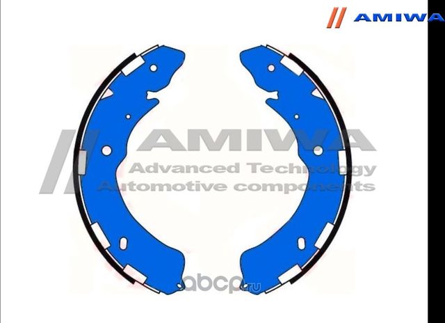 Колодки тормозные барабанные задние (Amiwa). Артикул CS6068