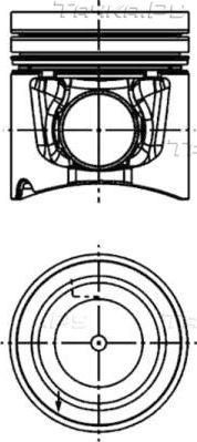 Поршень Kolbenschmidt для Mercedes-Benz Integro 2006-2026. Артикул 40666600