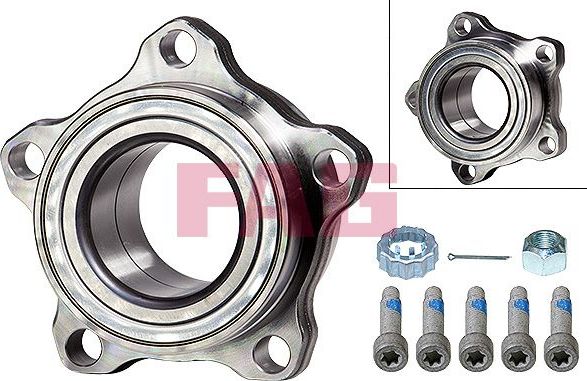 Ступица колеса с интегрированным подшипником Fag. Артикул 713 6789 00