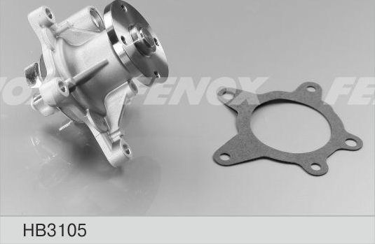 Помпа (водяной насос) Fenox для Kia Ceed I 2006-2012. Артикул HB3105