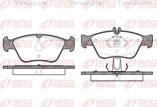 Тормозные колодки Remsa. Артикул 0586.00
