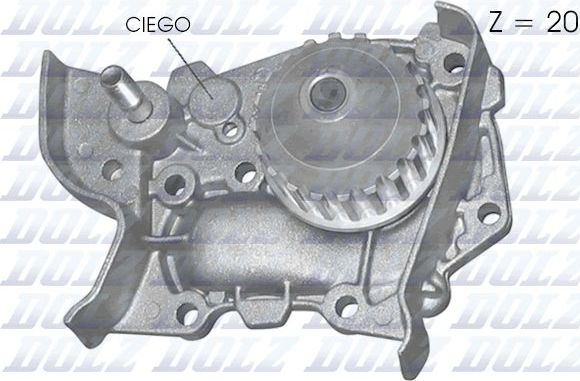 Помпа (водяной насос) Dolz. Артикул R214