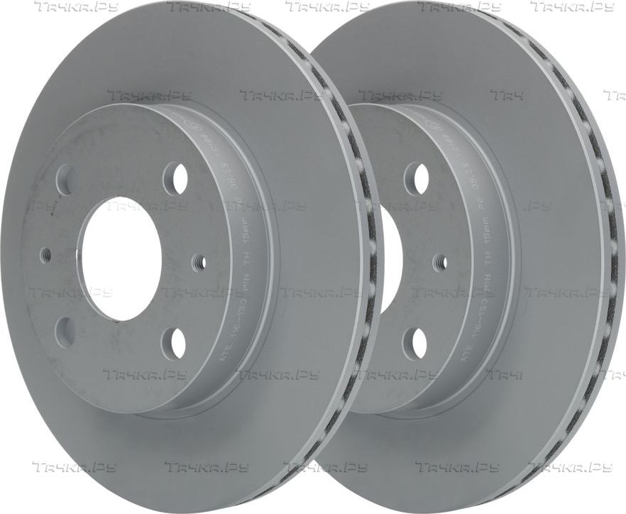 Тормозной диск ATE передний для Daihatsu Trevis 2006-2011. Артикул 24.0116-0130.1