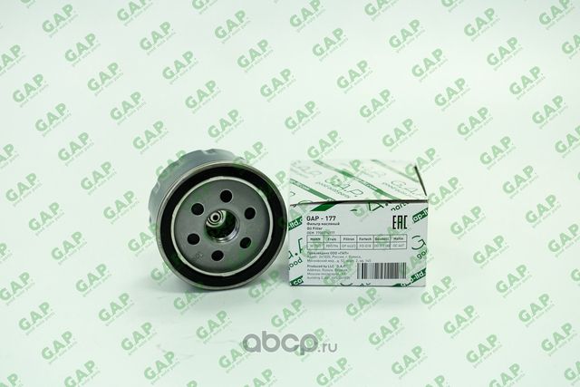 Фильтр масляный RENAULT 7700274177 (G.a.p.). Артикул GAP177