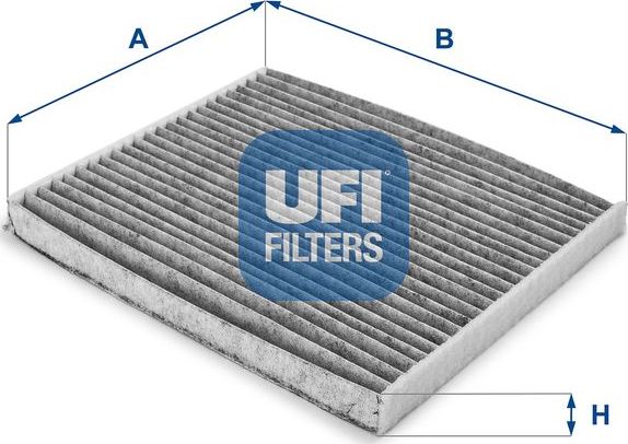 Салонный фильтр UFI. Артикул 54.162.00