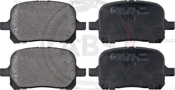 Тормозные колодки ABS передние для Toyota Avalon I 1997-1999. Артикул 37033