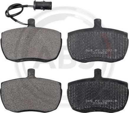 Тормозные колодки ABS передние для LTI TX I 1997-2002. Артикул 36124/1