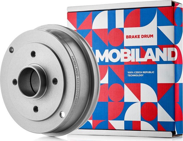 Тормозной барабан Mobiland задний для Renault 19 I 1988-1992. Артикул 414000072