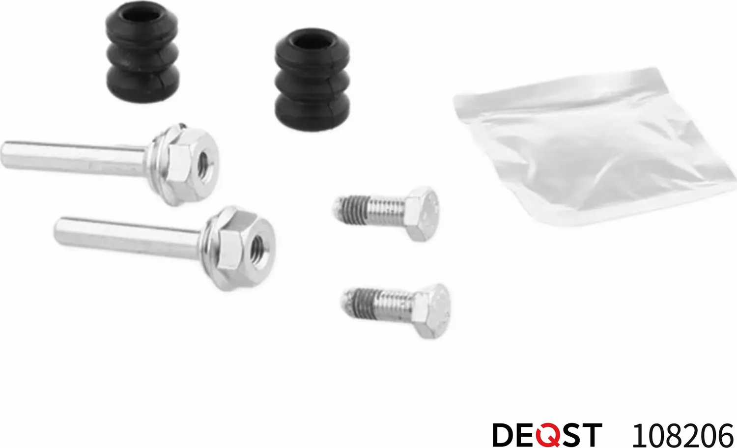 Комплект направляющих тормозного суппорта направляющая (O 8 mm, Lucas/Girling) A (Deqst). Артикул 108206