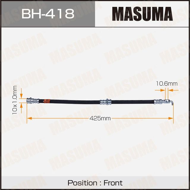 Тормозной шланг Masuma. Артикул BH-418