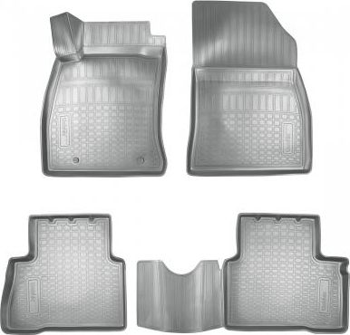 Коврики Норпласт для салона Nissan Juke 2011-2014. СЕРЫЕ. Артикул NPL-Po-61-10Grey