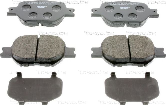 Тормозные колодки Ferodo Premier Eco Friction для Toyota Celica VII (T230) 1999-2005. Артикул FDB1528