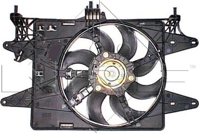 Вентилятор радиатора двигателя NRF для Fiat Doblo I 2001-2015. Артикул 47232