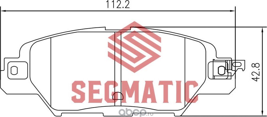 SGBP2614 Колодка торм диск зад Mazda Cx-5 2.5 2015- Mazda Cx-5 2.0 2011- Mazda C (Segmatic) Segmatic. Артикул SGBP2614