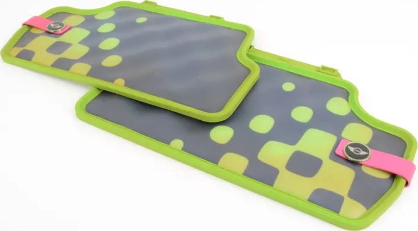 Коврики BMW (OEM) Vivid Green оригинальные ЗD для салона Mini Сooper S F56 3-дв. 2014-2026 задние. Артикул 51472354165