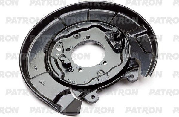 Кожух (щиток) тормозного диска Patron задний левый для Toyota RAV4 II (XA20) 2000-2005. Артикул PBS191