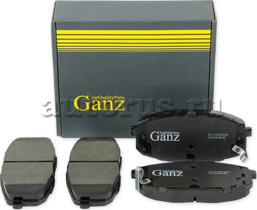 Колодки торм.пер. (Ganz). Артикул GIJ09028