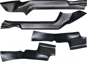 Накладки PT Group на ковролин порогов дверей (4 шт) (ABS) для Renault Sandero Stepway II 2013-2025. Артикул RSA111701