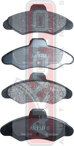 Тормозные колодки Akyoto Packing AKYOTO. Артикул AKD-1228