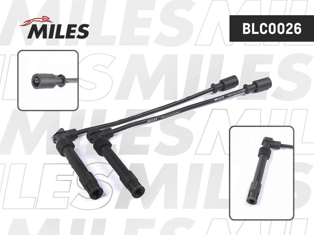 Высоковольтные провода (провода зажигания) (комплект) Miles. Артикул BLC0026