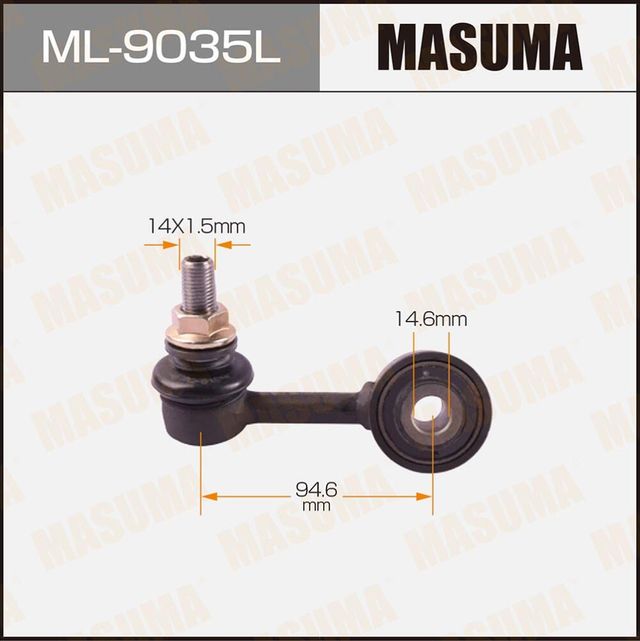 Стойка (тяга) стабилизатора Masuma передняя левая для Lexus LX 570 2007-2026. Артикул ML-9035L