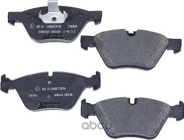 Тормозные колодки BMW (OEM) передние для BMW 1 I (E81/E82/E87/E88) 2004-2012. Артикул 34116771868