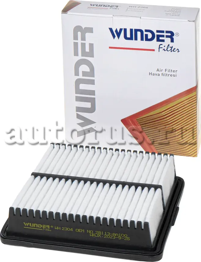Фильтр воздушный HYUNDAI (Elantra CN7) (1,6) (2,0) (2020-) WUNDER FILTER WH2304 Wunder. Артикул WH2304