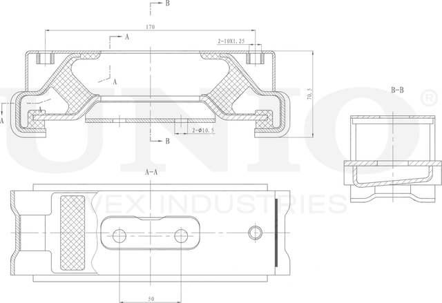Опора двигателя (Unio). Артикул RMP-15092