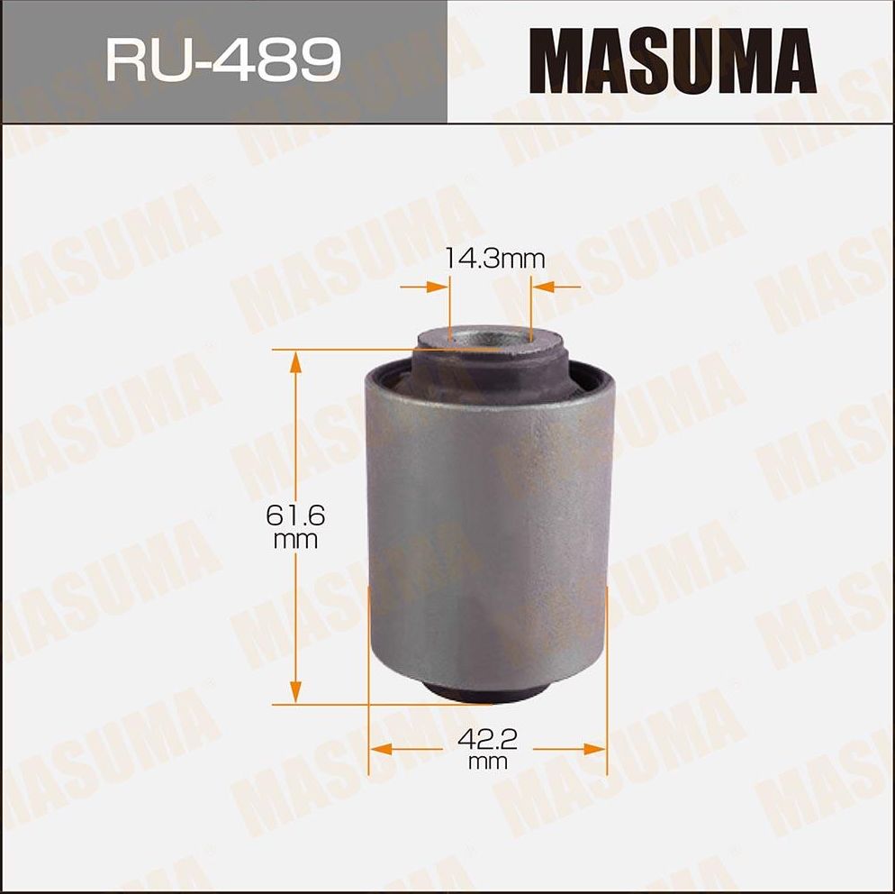 Сайлентблок заднего рычага подвески Masuma. Артикул RU-489