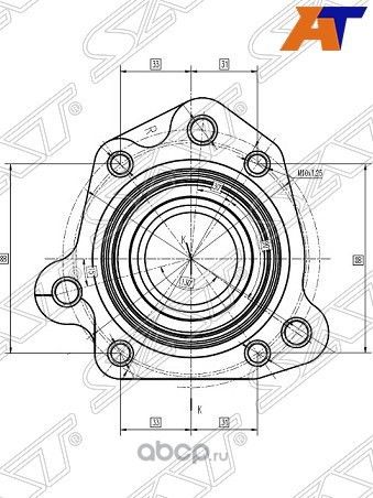 ПОДШИПНИК (SAT). Артикул ST42200S10A01