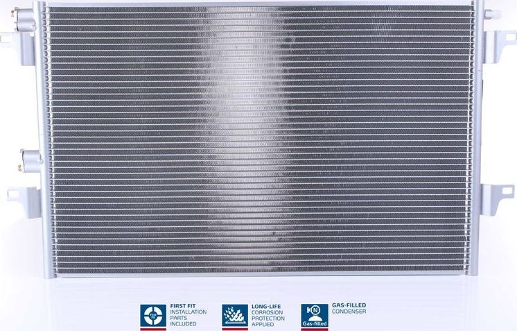 Радиатор кондиционера (конденсатор) Nissens (алюминий). Артикул 94627