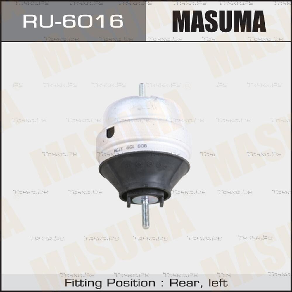 Подушка (опора) двигателя Masuma левая для Skoda Superb I 2001-2008. Артикул RU-6016